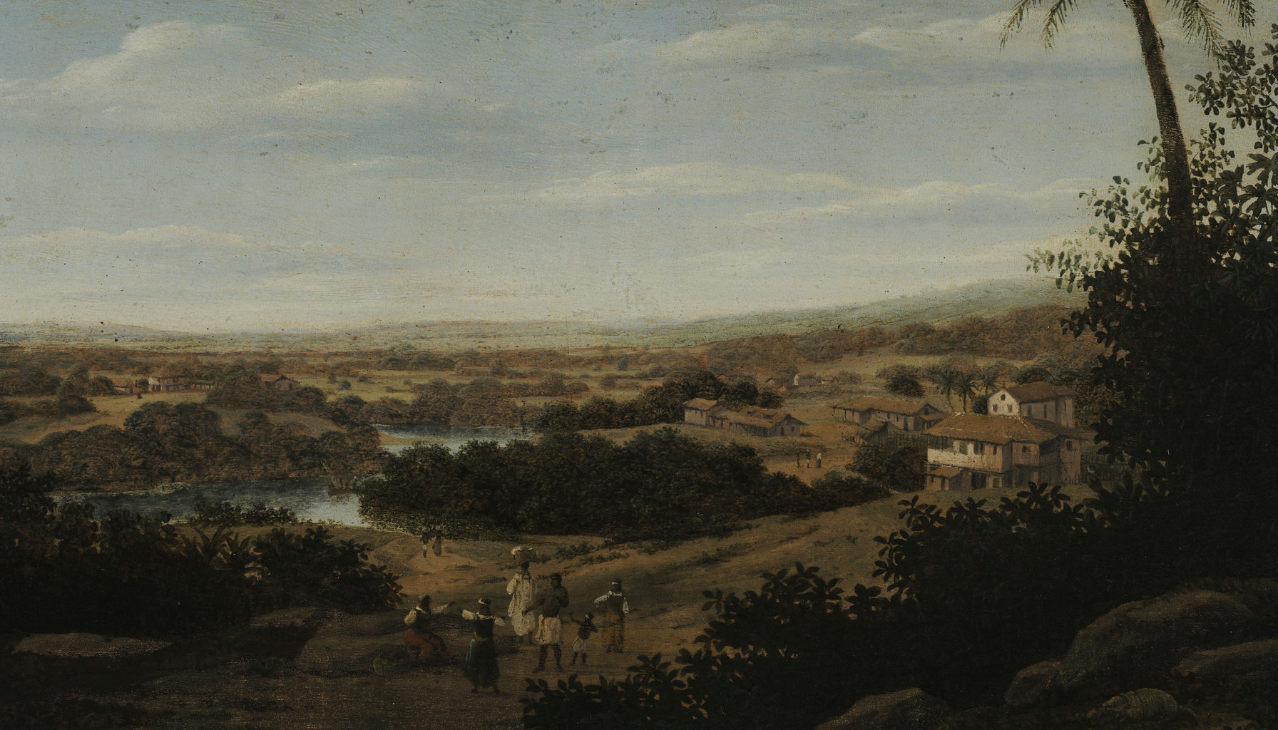 A sugar estate in the Pernambuco countryside, painted by Frans Post around 1660.
