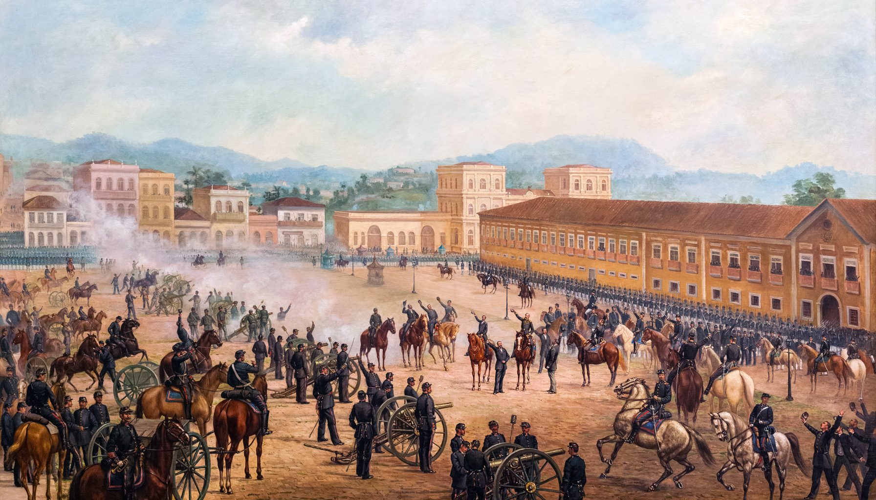 A painting of the morning of 15 November 1889.